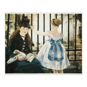 1977 After Edouard Manet "Gare Saint-Lazare", Full-Color Print