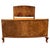 1930s Art Deco Figured Walnut Double Bed, 1930s For Sale - Image 5 of 9