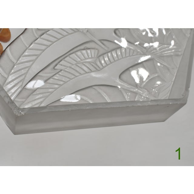 French Art Deco Wall Sconces by Pierre d'Avesn Lorrain Daum 1930 France #2 - A Pair For Sale - Image 10 of 18