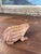 Brown Hand-Carved Mid-20th Century Wooden Frog Sculpture With Incised Detailing For Sale - Image 8 of 10