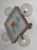 Mid-Century Ceiling Light in Brass, Wood and Frosted Glass, 1950s For Sale - Image 9 of 15
