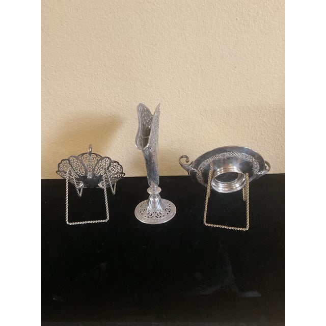 Early 20th Century A Collection of Three Art Nouveau Table Top Decor-Set of Three (3) For Sale - Image 14 of 15