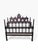 Pagoda Spanish Revival Spindle Carved Headboard Full For Sale In Chicago - Image 6 of 11