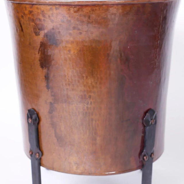 French Copper End Tables or Stands - A Pair For Sale In West Palm - Image 6 of 9