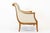 Art Deco Antique French Art Deco Two-Seat Loveseat Sofa Cream Upholstery 1940s For Sale - Image 3 of 12