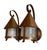 Early 20th Century Arts and Crafts Hammered Copper Outdoor Wall Sconces With Original Patina - a Pair For Sale - Image 9 of 12