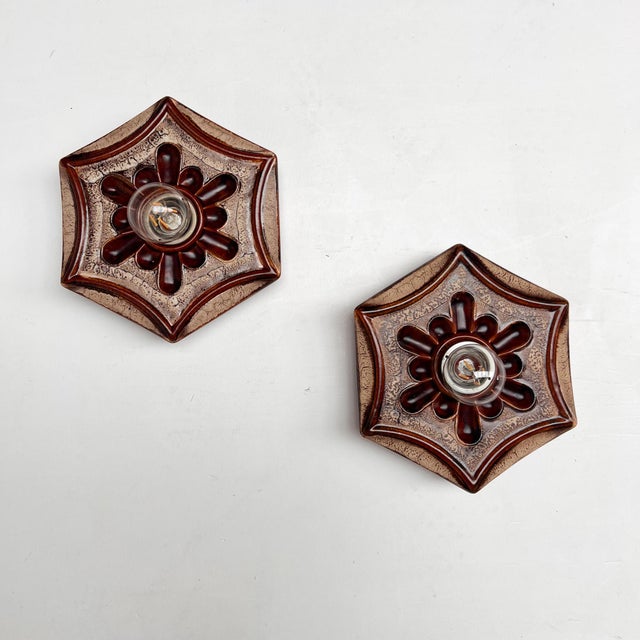 Vintage Wall Lamps from Hustadt Leuchten, 1970s, Set of 2 For Sale - Image 9 of 13