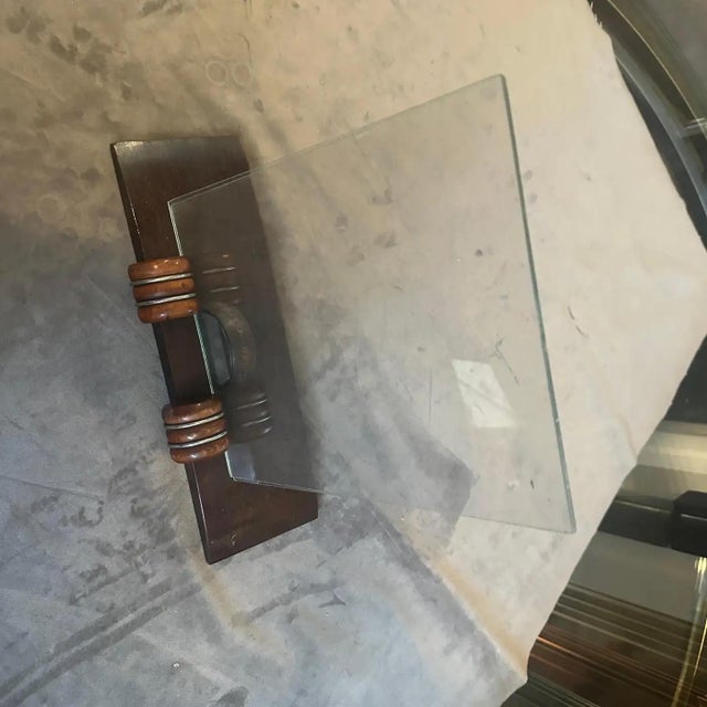 1930s An Elegant 1930s Wood and Chromed Metal French Picture Frame For Sale - Image 5 of 16