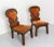 Wood Low Mid-Century French Oak Side Chairs in Swiss Alp Style, 1960, Set of 2 For Sale - Image 7 of 12