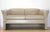 Sandy color, superior quality soft leather with rolled arms. great design and comfortable. Vintage Patrician Furniture....