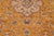 Textile Shabby Chic Vintage 1990's Orange/Blue Wool Rug - 9'11'' X 12'6'' For Sale - Image 7 of 10