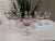 Tiffin Franciscan Pink Wisteria Stemware Glasses With Silver Rims - 11 Pieces For Sale - Image 13 of 13