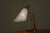 Mathieu Matégot Vintage French Table Lamp in Patinated Brass and Perforated Metal by Mathieu Matégot, 1950s For Sale - Image 4 of 14