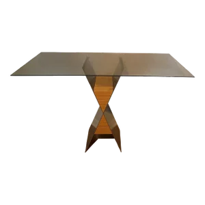 Late 20th Century Vintage Ivar Zeile Custom Hour Glass Console Table