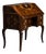 Antique Baroque Fall-Front Secretaire with Marquetry Surface, 1700s For Sale