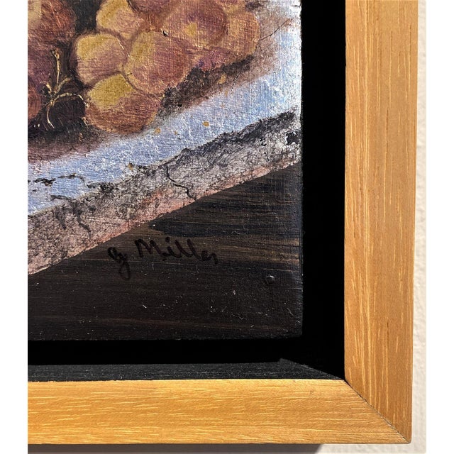 "Pears" Gold Foil on Wood Painting by Gisela Miller Chairish