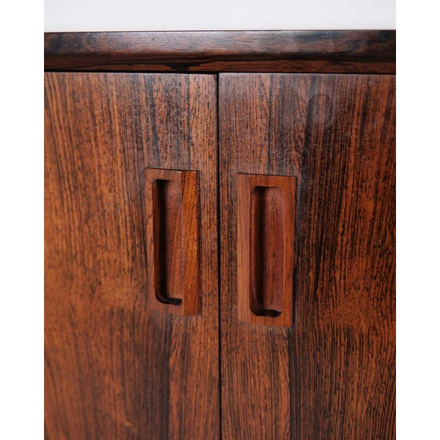 Vintage Danish Cabinet in Rosewood from Bornholm Furniture Factory, 1960s For Sale - Image 10 of 13
