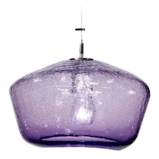 Galaxy Pendant Light from the Boa Lantern Collection in Blue Lilac For Sale