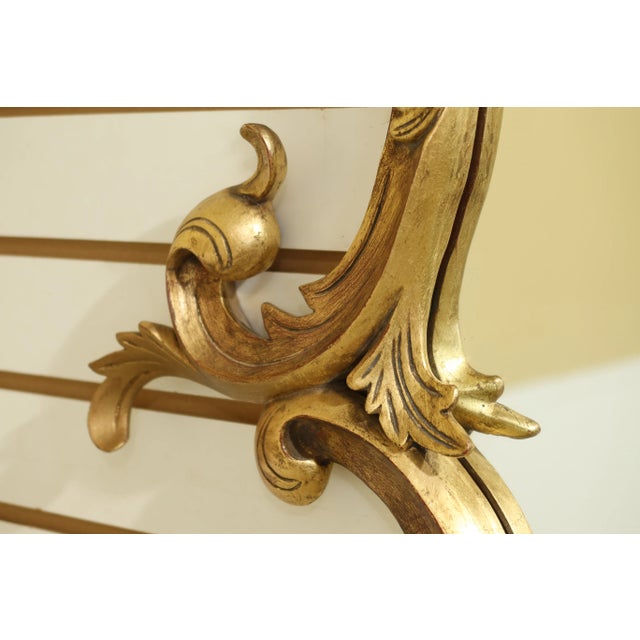 1990s Heritage Gold Gilt Decorative Wall Mirror For Sale - Image 5 of 9