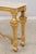 Rococo Style Gilt & Gold Marble Top Console Table For Sale - Image 16 of 18