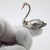 Detailed Italian handcrafted miniature in 800 Italian Continental silver, depicting an elegant swan. Handmade in Arezzo...
