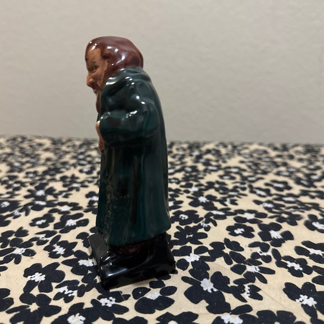 English Vintage Royal Doulton Fagin Bone China Dickens Figurine For Sale - Image 3 of 6