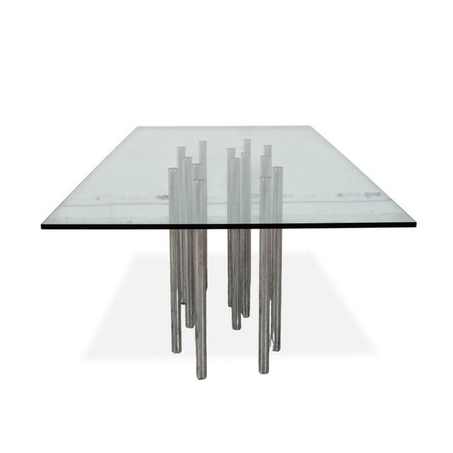 Mille Glass Dining Table by Bonaldo For Sale - Image 12 of 13