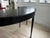 Ebony Antique HalfMoon Desk For Sale - Image 8 of 8