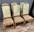 Antique Louis XV Chairs with High Backs in Limed Wood, 1890s, Set of 6 For Sale - Image 3 of 7