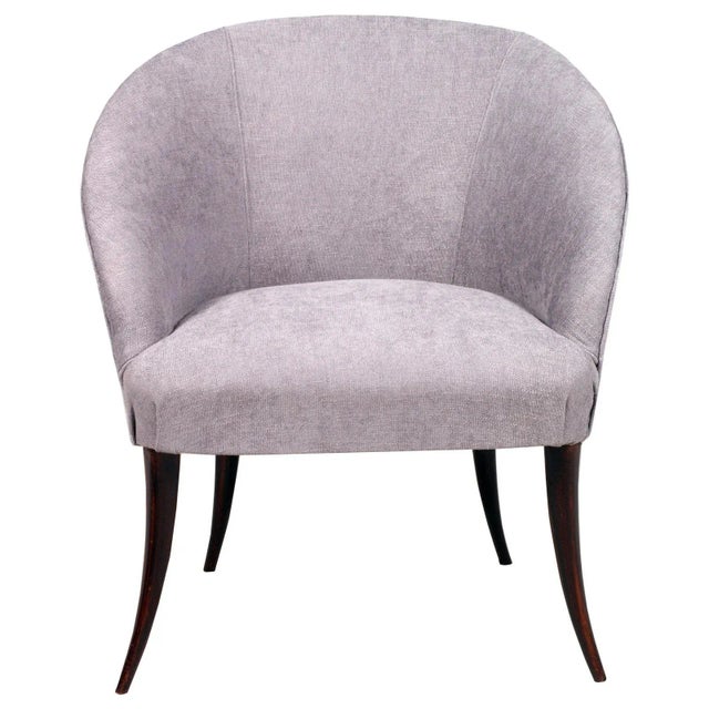 Vintage Italian Walnut Armchair, 1930s For Sale - Image 6 of 6