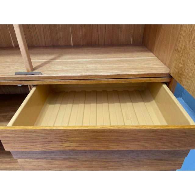 Wood U-450 Oak Cabinet by Jiří Jiroutek for Interior Prague, Czechoslovakia, 1960s For Sale - Image 7 of 18