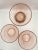 Metal Vintage French Pink Glass Bowls- Set of 3 For Sale - Image 7 of 13