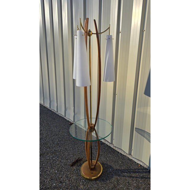 1950s Mid Century Modern Floor Lamp by Majestic For Sale - Image 9 of 10
