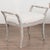 Pair, Early 20th Century Swedish Gray Gustavian Tabouret Stools For Sale - Image 4 of 15