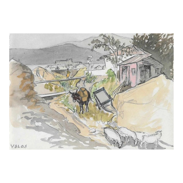 Ivy Attwell Volos Greece Painting For Sale