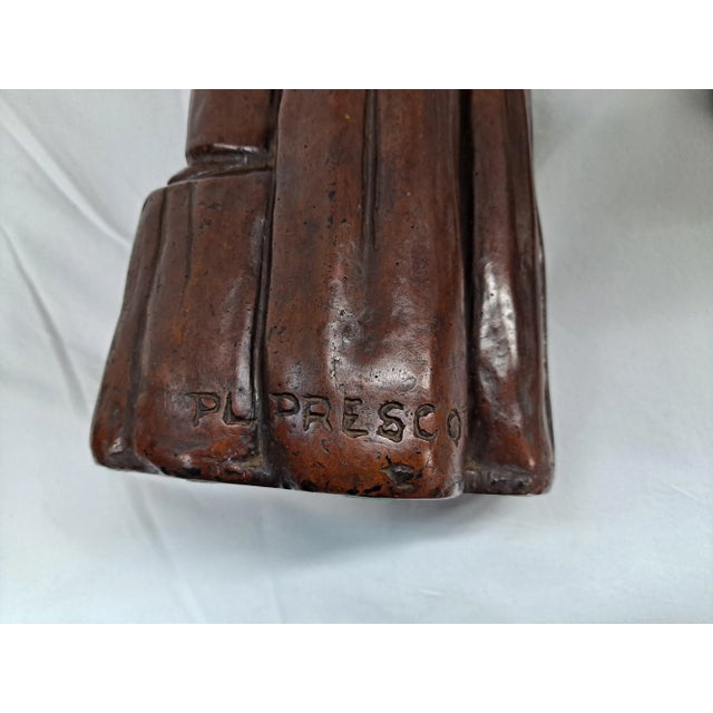 Preston L Prescott (1898-1988) Stone Sculpture of a Seated Young Woman For Sale In San Francisco - Image 6 of 9