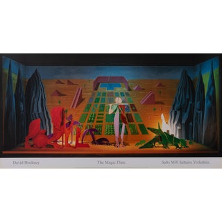 Magic Flute Poster after David Hockney For Sale