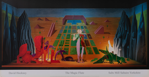 Magic Flute Poster after David Hockney