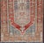 Red Antique Persian Hamadan Rug With Central Mihrab Motif & Earth Tones 3'10 X 7'6 For Sale - Image 8 of 12