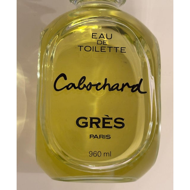 Cabochard by Gres Paris Factice Large Perfume Glass Bottle 32 Oz 960 Ml For Sale - Image 14 of 18
