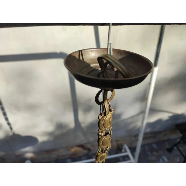 Art Deco Brass Lamp, 1920s For Sale - Image 4 of 8