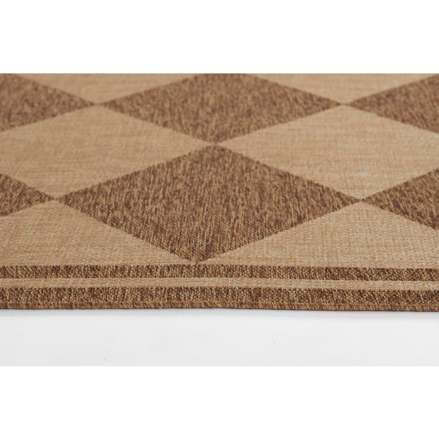 Erin Gates by Momeni Saybrook Diamond Natural Indoor/Outdoor Area Rug 6'6" X 9' For Sale - Image 12 of 12
