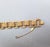 Mid-Century Modern Vintage 1974 Signed Monet Goldtone Link Bracelet For Sale - Image 3 of 7