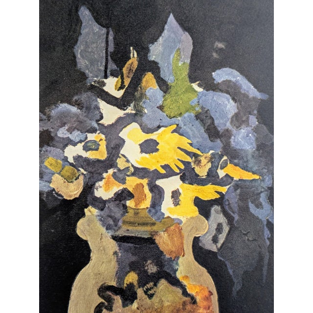Georges Braque, Still Life with Flower Vase and Artist Palette, Color Lithograph, 1955 For Sale - Image 4 of 8