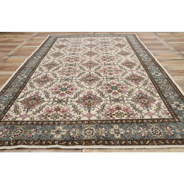 Textile Vintage Turkish Sivas Rug - 05'08 X 10'00 For Sale - Image 7 of 10
