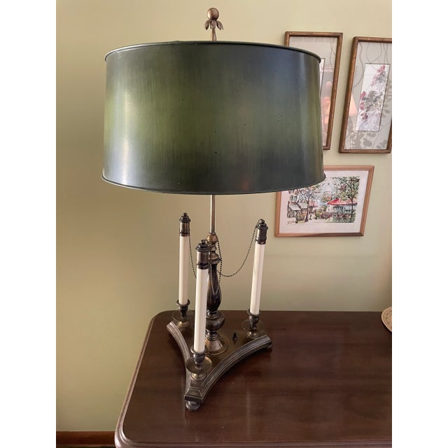 Vintage Bouillotte Lamp For Sale - Image 4 of 4