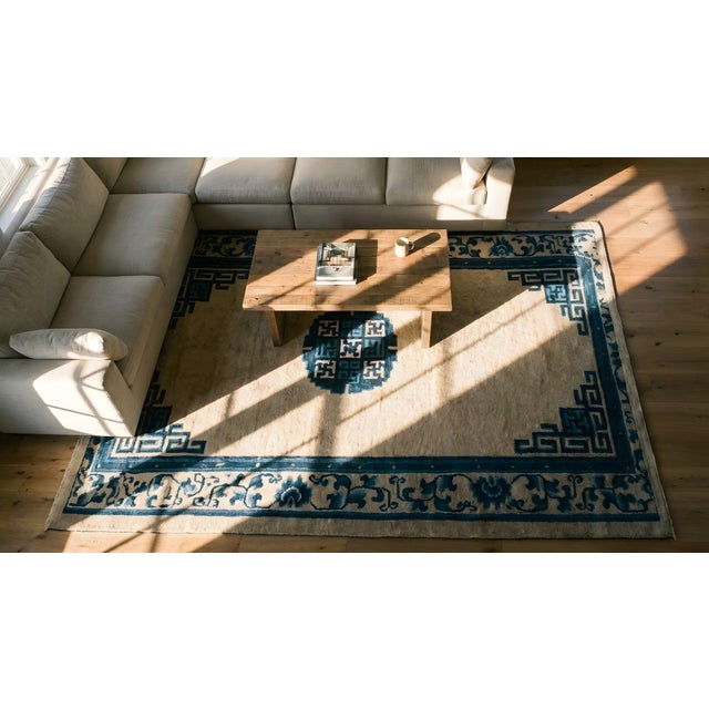 Late 19th Century Chinese Peking Rug For Sale In New York - Image 6 of 7
