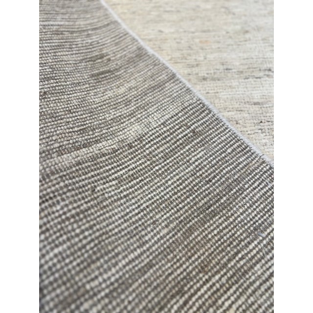 Boho Chic Simple Hand Knotted Rug For Sale - Image 3 of 4