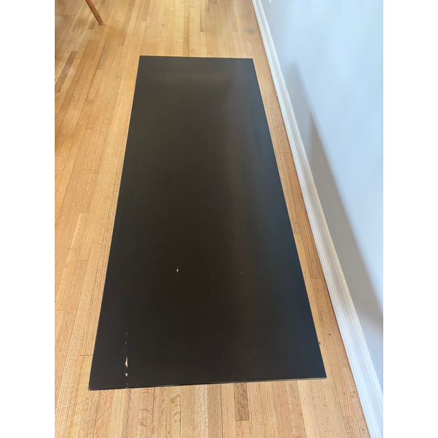1940s 1940s Attributed to Paul McCobb Black Lacquer Coffee Table For Sale - Image 5 of 8