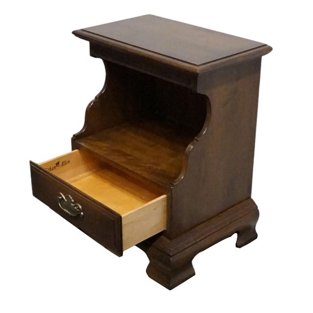 Ethan Allen Classic Manor Solid Maple 21" Open Cabinet Nightstand 15-5206 For Sale In Kansas City - Image 6 of 14